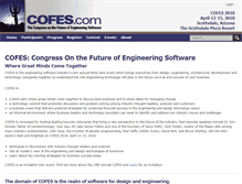 Tablet Screenshot of cofes.com